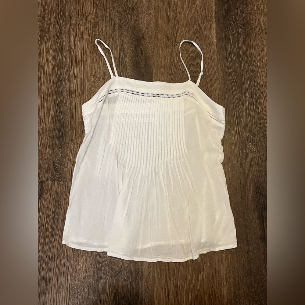 White Blouse Tank